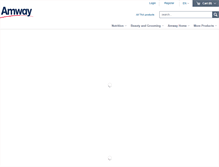 Tablet Screenshot of amway-estonia.com